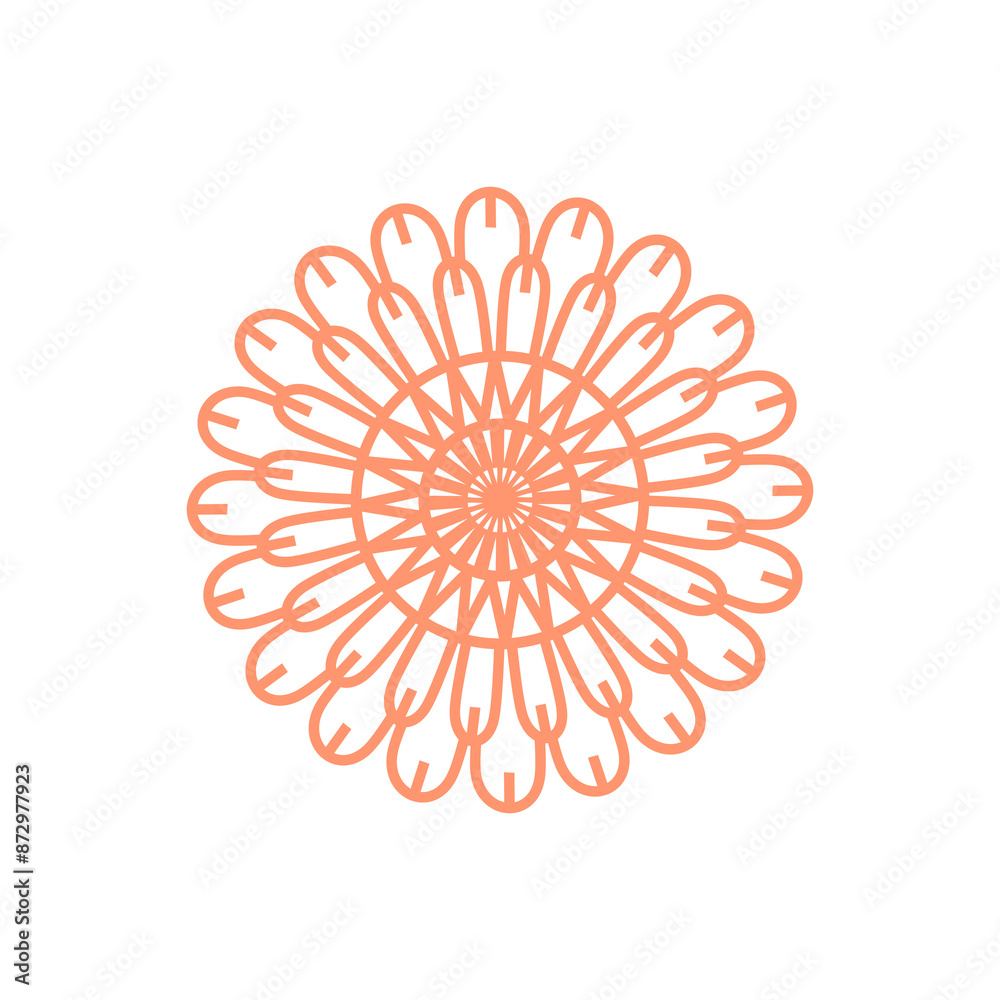 Doodle mandala decoration inspired by daisy sunflower and seed that can be used for sticker, scrapbook, icon, decorative, e.t.c with aesthetic green color Doodle mandala decoration inspired by daisy sunflower and seed that can be used for sticker, scrapbook, icon, decorative, e.t.c with aesthetic green color