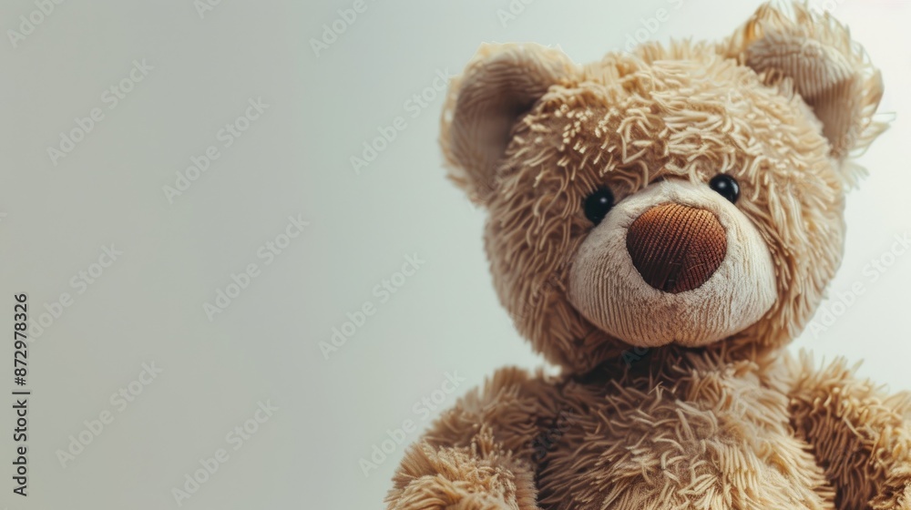 Teddy bear against blank background Teddy bear against blank background