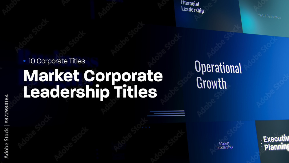 Controlling Title Market Corporate Leadership Titles | 10 Motion Titles with Control ...
