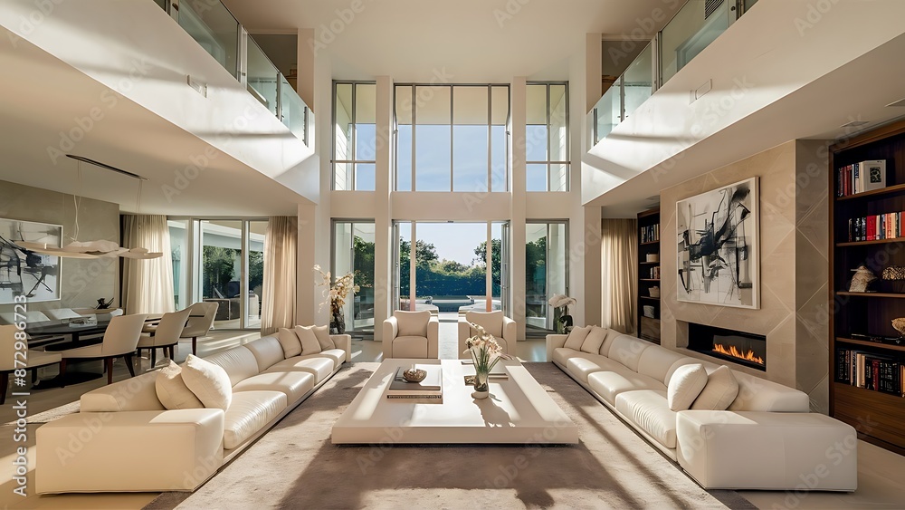 Beautiful living room in new luxury home Beautiful living room in new luxury home