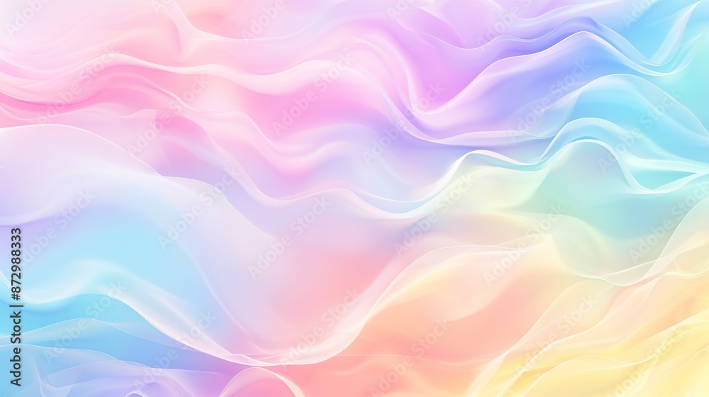 Fototapeta premium Abstract gradient of light pastel colors, ideal for communication themes