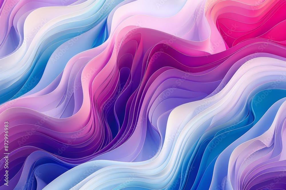 abstract background with colorful paper wavy shapes abstract background with colorful paper wavy shapes