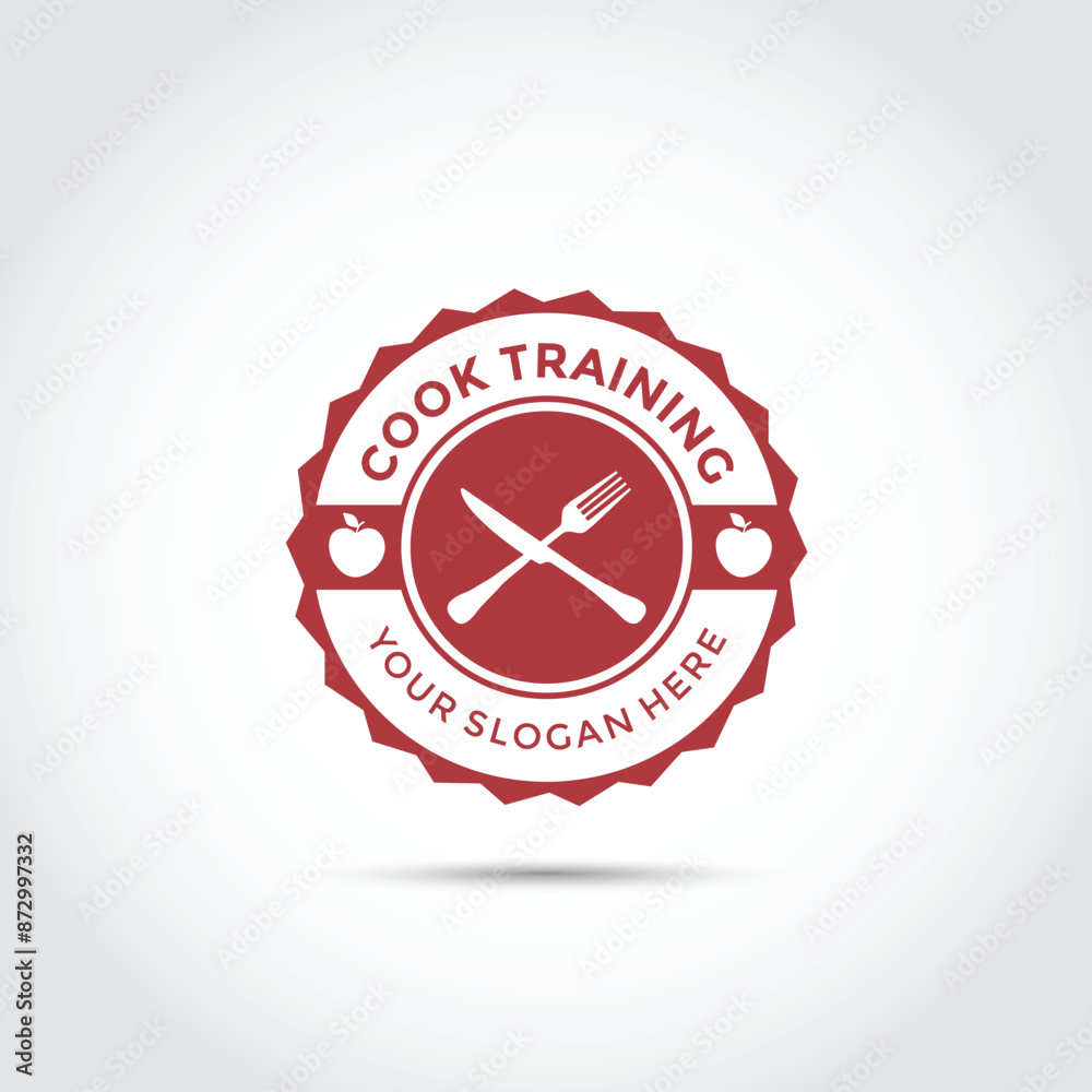 Cook Training logo Template. Vector Illustrator Cook Training logo Template. Vector Illustrator
