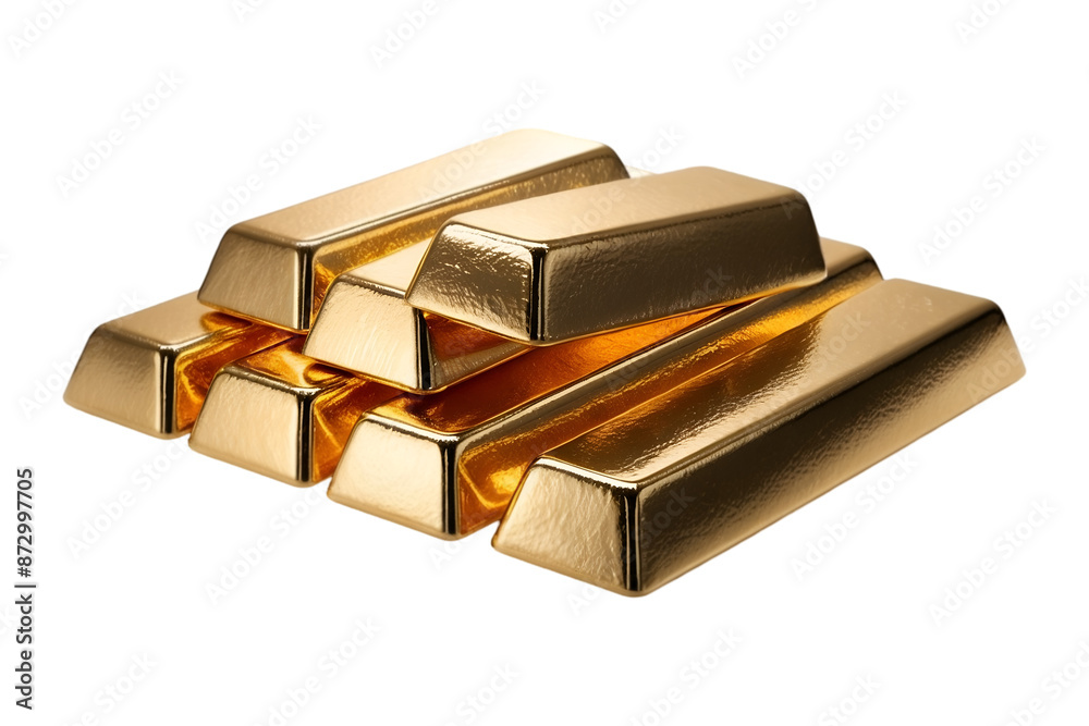 gold bars isolated on white gold bars isolated on white