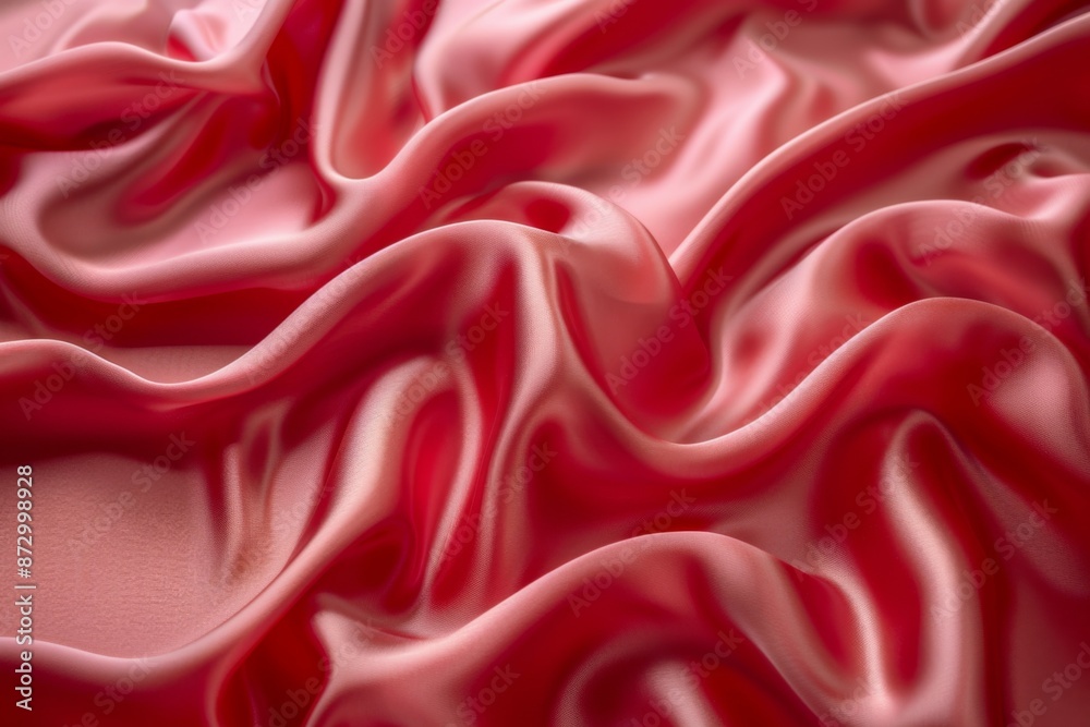 Obraz premium Luxurious Red Silk Fabric