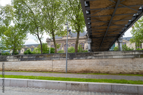 scène urbaine sur les quais de Seine dans le centre de Paris en France photo