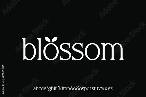 Display Alphabet font vector design suitable for logo, poster, albums, cover, magazine and many more
