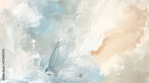 Gentle Strokes: Abstract Soft Brush Patterns photo