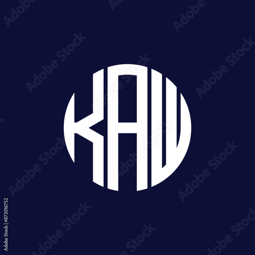 kaw circle logo design