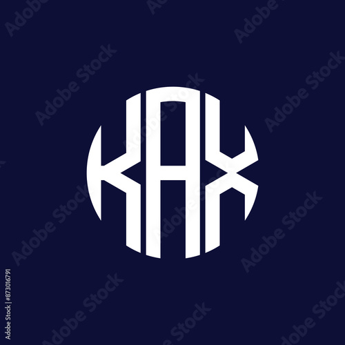 kax circle logo design