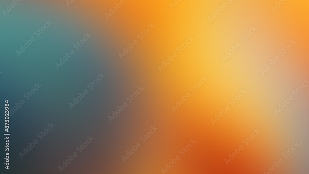 Abstract Gradient Background in Teal and Orange Abstract Gradient Background in Teal and Orange