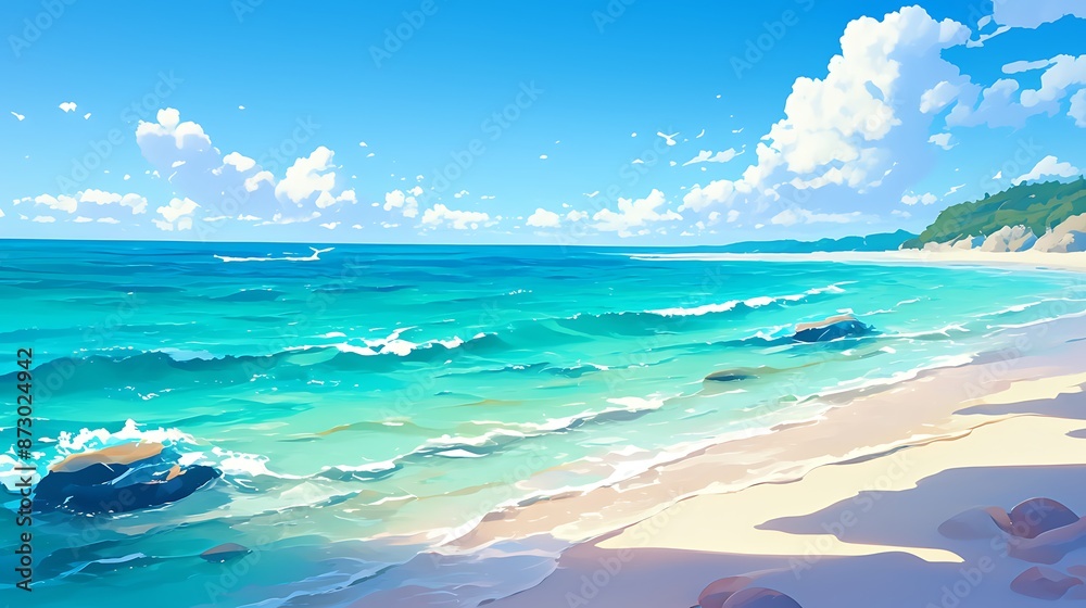 Obraz premium Tropical Beach Paradise