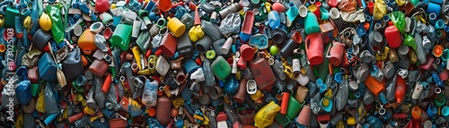 Colorful Recycled Materials Art Installation for Eco Friendly Creativity