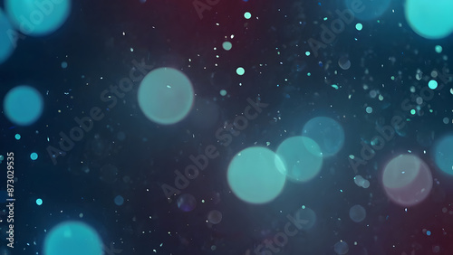 Wallpaper Mural abstract blurred bokeh background lights in shades of blue and orange, creating a dreamy and ethereal background perfect for festive or celebratory themes Torontodigital.ca