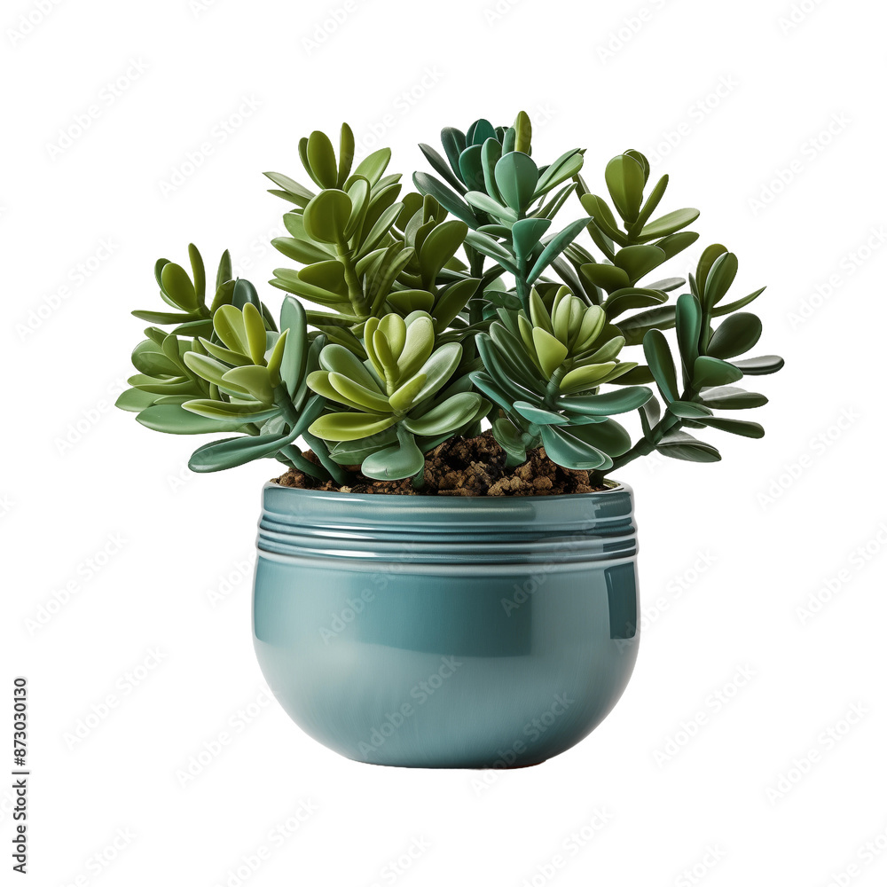 A potted succulent plant A potted succulent plant
