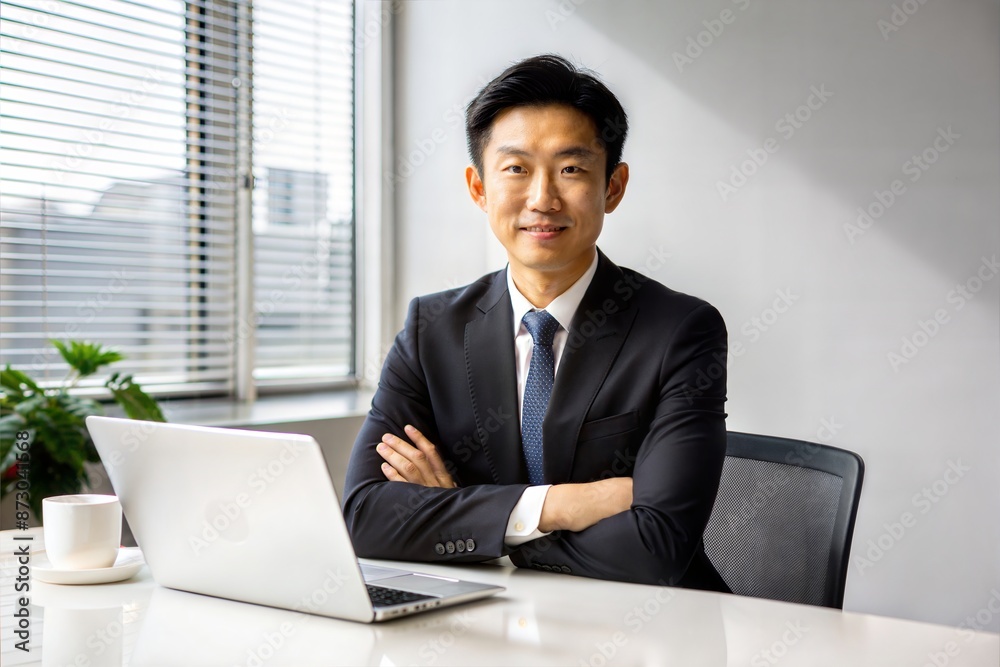 Asian HR Executive with Confident Expression in Office
Asian HR Executive with Confident Expression in Office