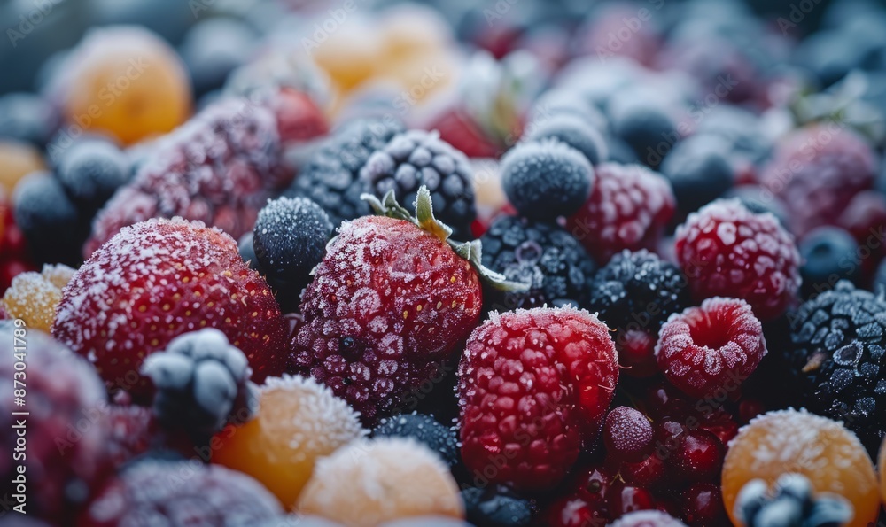 Frozen mlina berries, blackberries Frozen mlina berries, blackberries