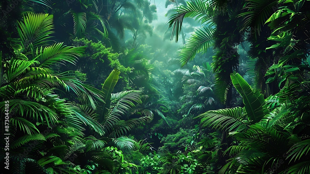 Lush Green Rainforest Lush Green Rainforest