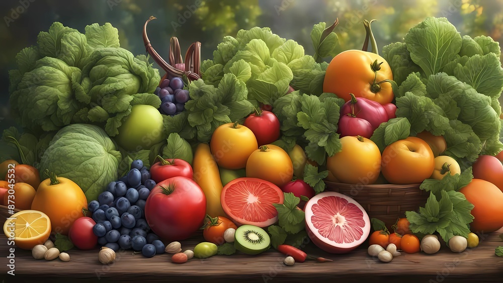 background of fresh vegetables from the garden healthy food concept background of fresh vegetables from the garden healthy food concept