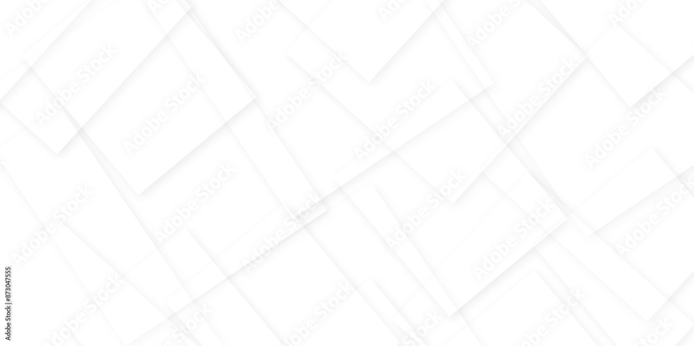 Abstract white and grey modern minimalistic pale geometric pattern white square shape with futuristic background squares in bright light with soft shadows as pattern. paper texture. Abstract white and grey modern minimalistic pale geometric pattern white square shape with futuristic background squares in bright light with soft shadows as pattern. paper texture.