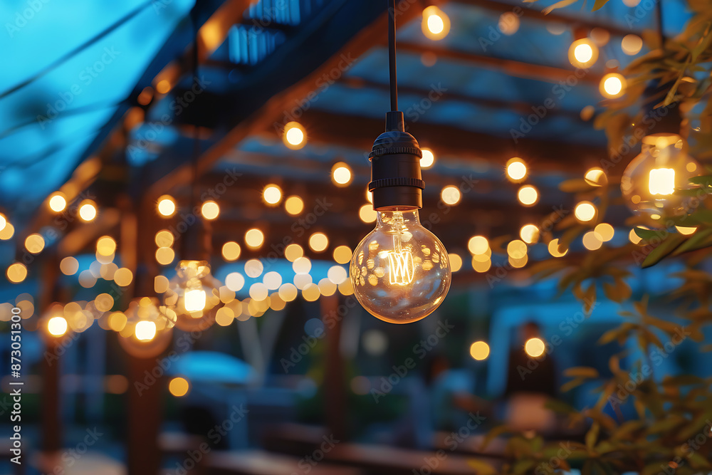 Modern LED lights in an open-air setting, providing bright and energy-efficient illumination, perfect for outdoor spaces and nighttime visibility. Modern LED lights in an open-air setting, providing bright and energy-efficient illumination, perfect for outdoor spaces and nighttime visibility.