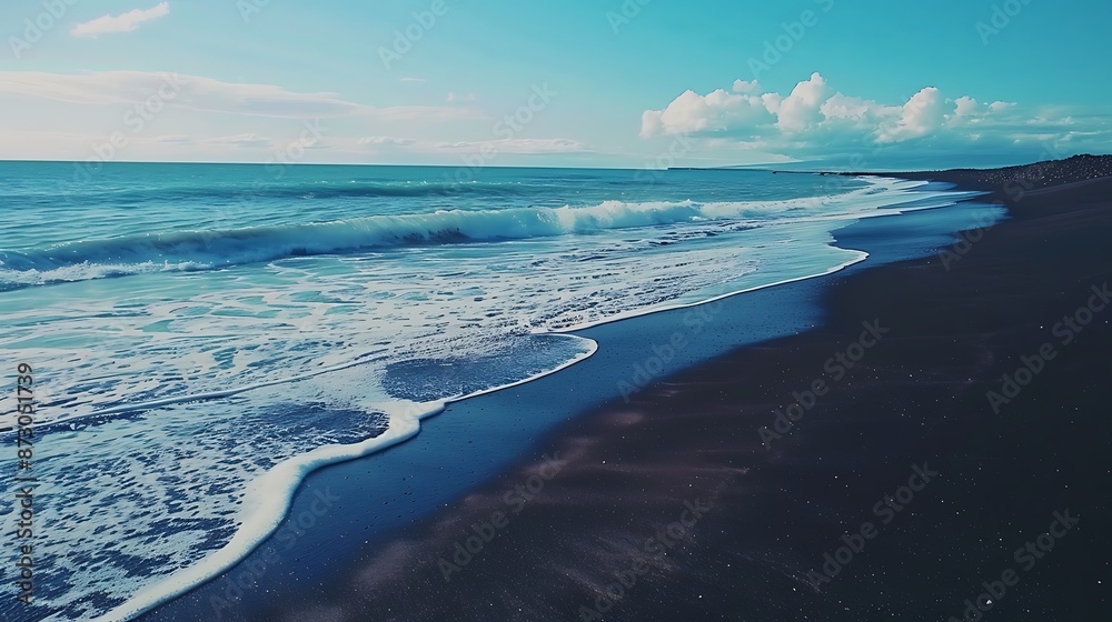 Black Sand Beach in Iceland Black Sand Beach in Iceland