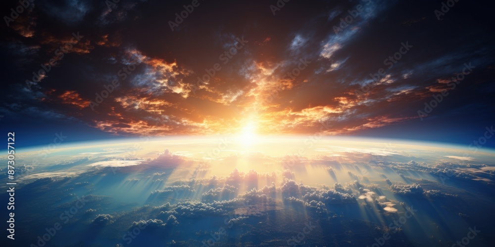 Sunrise over Earth Sunrise over Earth