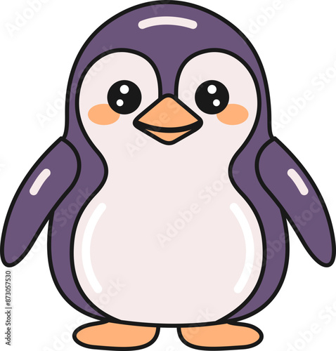Kawaii Cute Penguin Sticker