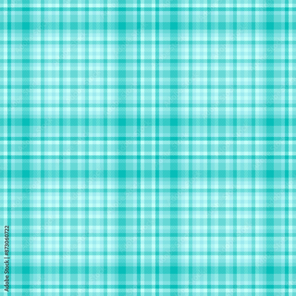 Thread vector background fabric, 1960s textile seamless check. Scotland pattern tartan plaid texture in teal and cyan colors. Thread vector background fabric, 1960s textile seamless check. Scotland pattern tartan plaid texture in teal and cyan colors.