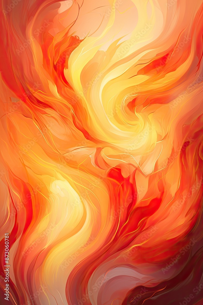 Abstract blazing fire with smooth lines aesthetic background Abstract blazing fire with smooth lines aesthetic background