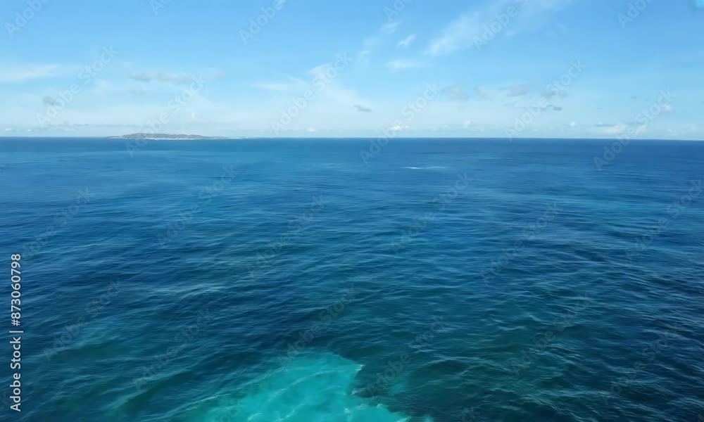 beautiful aerial view of the sea. 