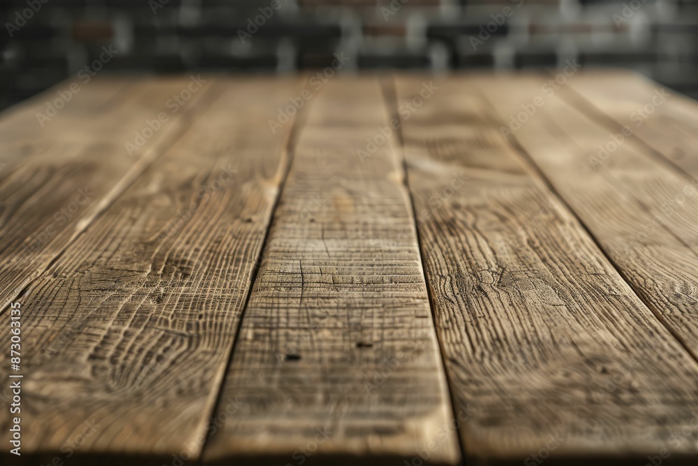 Wooden table mockup ready for product displays, digital mockups, and marketing visuals emphasizing natural and rustic aesthetics.