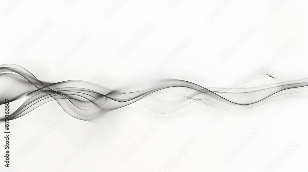 Elegant Abstract Wavy Monochrome Fluid Motion Background Elegant Abstract Wavy Monochrome Fluid Motion Background