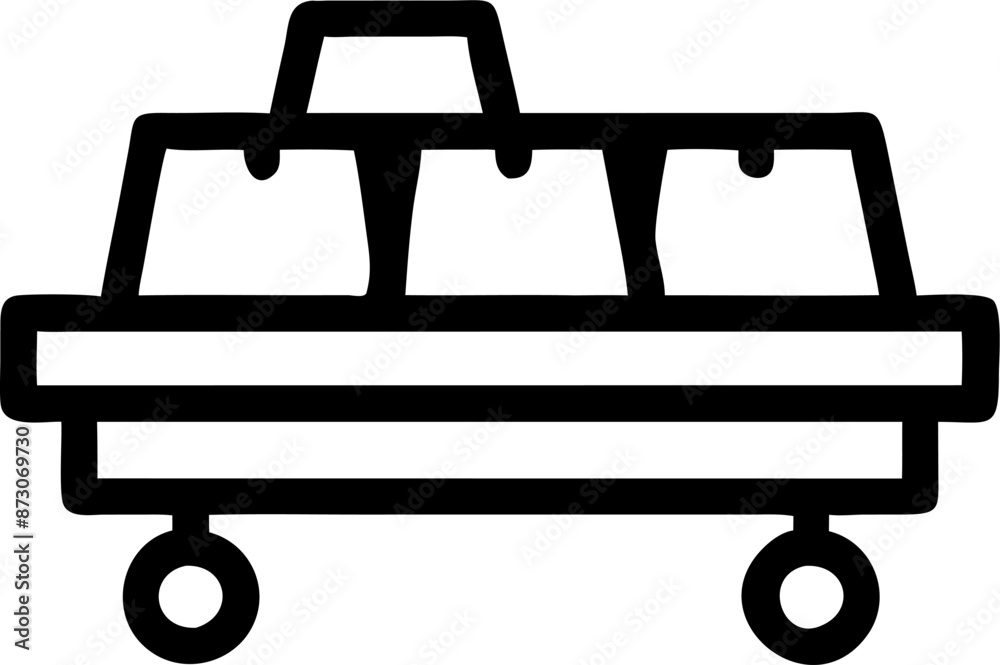 illustration of a cart illustration of a cart