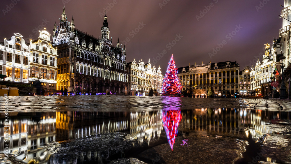 Obraz premium Brussels Belgium Christmas