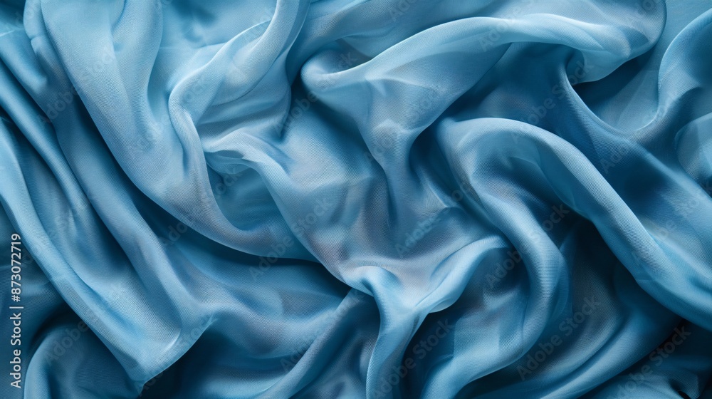 Blue fabric texture background with copy space Blue fabric texture background with copy space