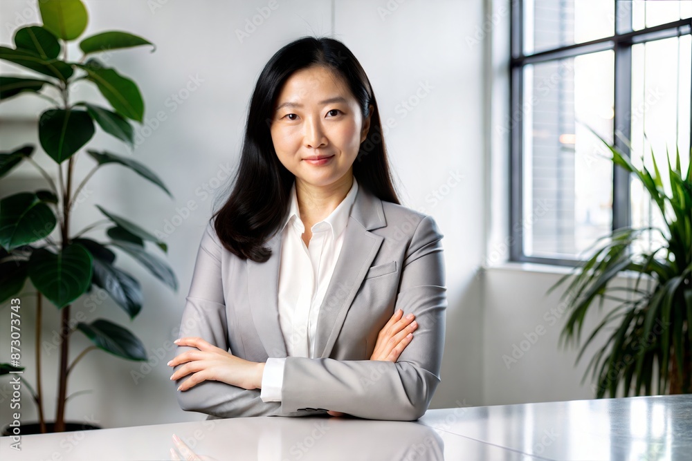 Professional Asian HR Manager Portrait with Modern Background
Professional Asian HR Manager Portrait with Modern Background
