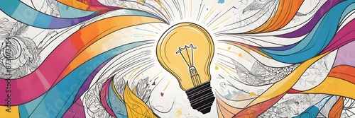 Vintage Light Bulb - Symbol of Ideas and Innovation