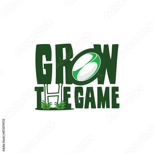 Rugby Logo, American Logo Sport. Rugby logo vector colorful, Football badge logo template