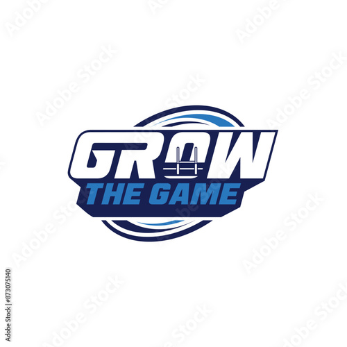 Rugby Logo, American Logo Sport. Rugby logo vector colorful, Football badge logo template