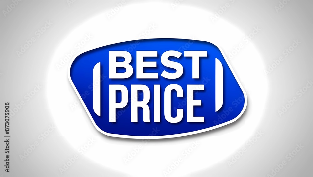 Blue Best Price Label with White Text for Promotional Discounts and Sales
Blue Best Price Label with White Text for Promotional Discounts and Sales