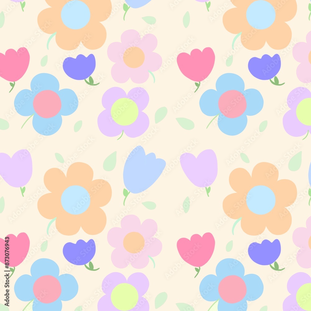 seamless pattern with flowers.
Seamless picture of flowers in a cute style, used as backgrounds, wallpapers, patterns. seamless pattern with flowers.
Seamless picture of flowers in a cute style, used as backgrounds, wallpapers, patterns.
