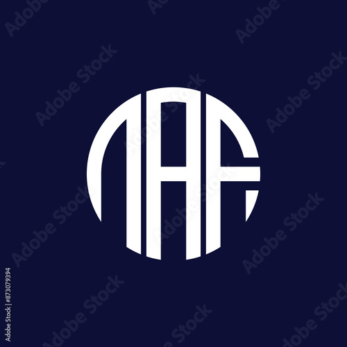 naf circle logo design photo