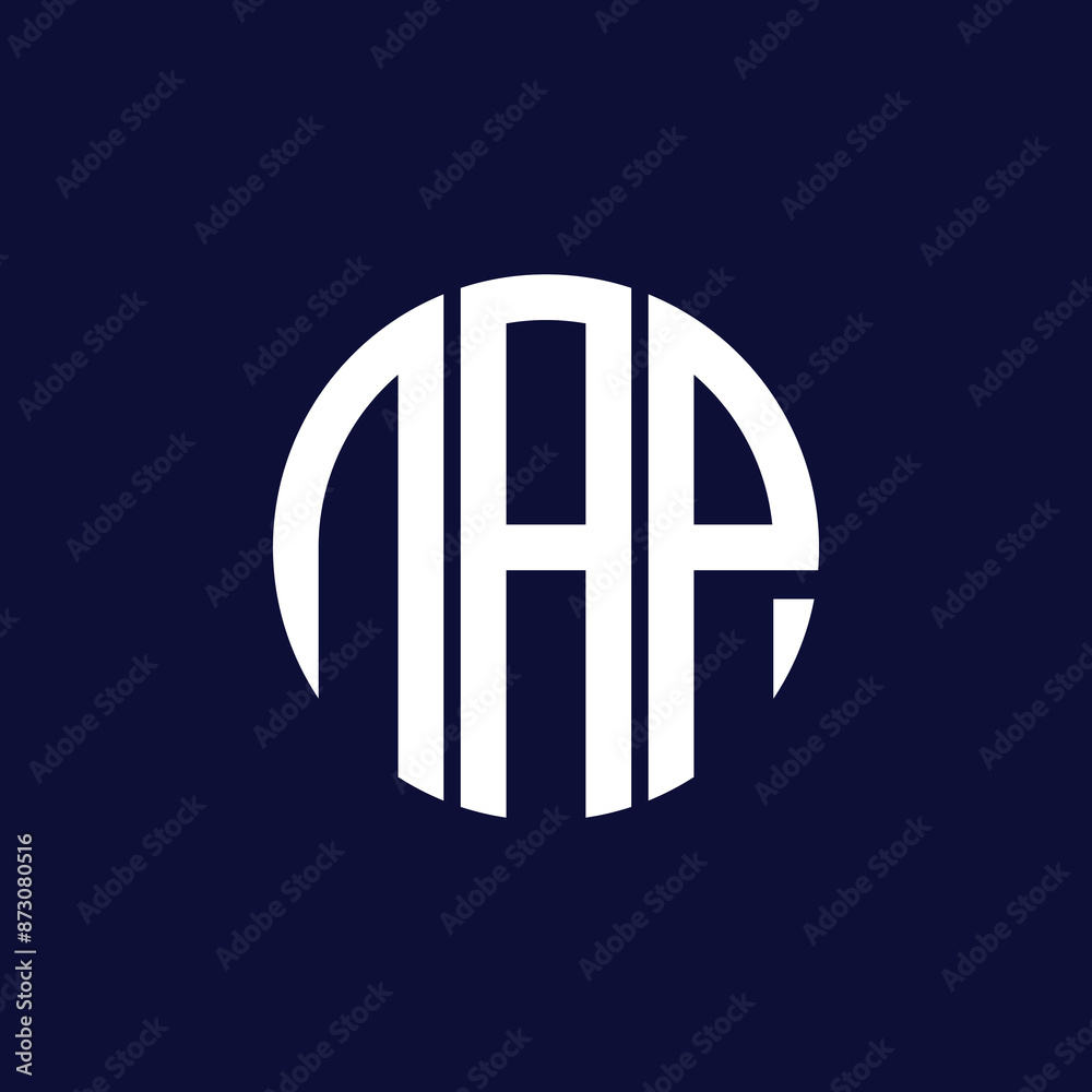 Fototapeta premium nap circle logo design