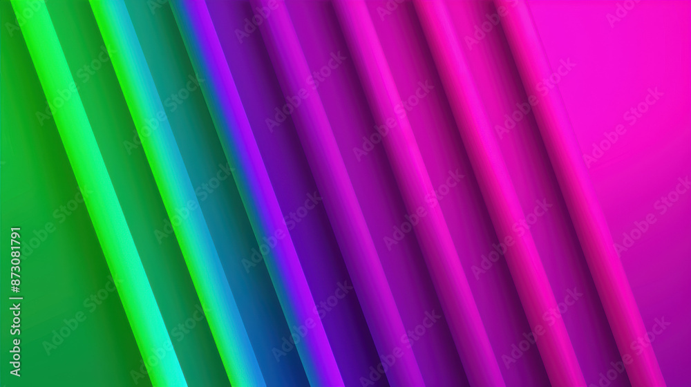 A colorful striped background with a pink and green stripe A colorful striped background with a pink and green stripe