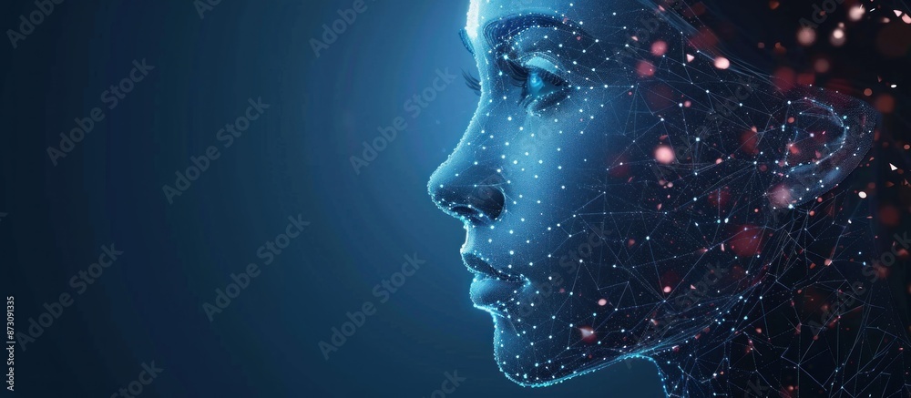 Digital Portrait of a Woman's Face