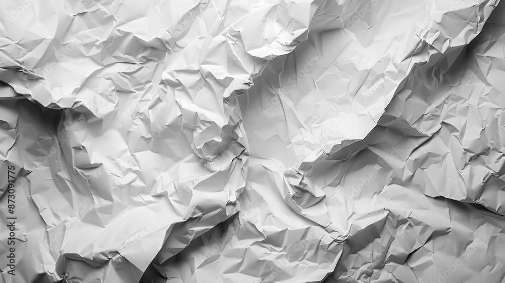 Fototapeta premium Wrinkled paper from crumpling