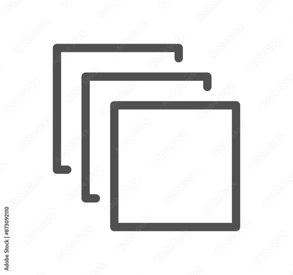 Fabric properties related icon outline and linear vector. Fabric properties related icon outline and linear vector.