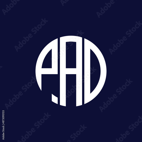 pad circle logo design