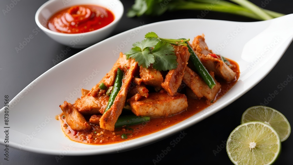 Pad Prik King (Stir-Fried Pork with Red Curry Paste) Pad Prik King (Stir-Fried Pork with Red Curry Paste)